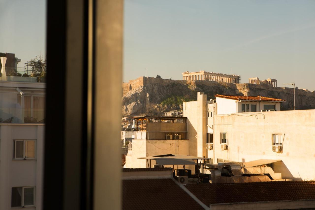 Apartamento Mosaics Aprtm In Parliament Square With Acropolis View Atenas Exterior foto